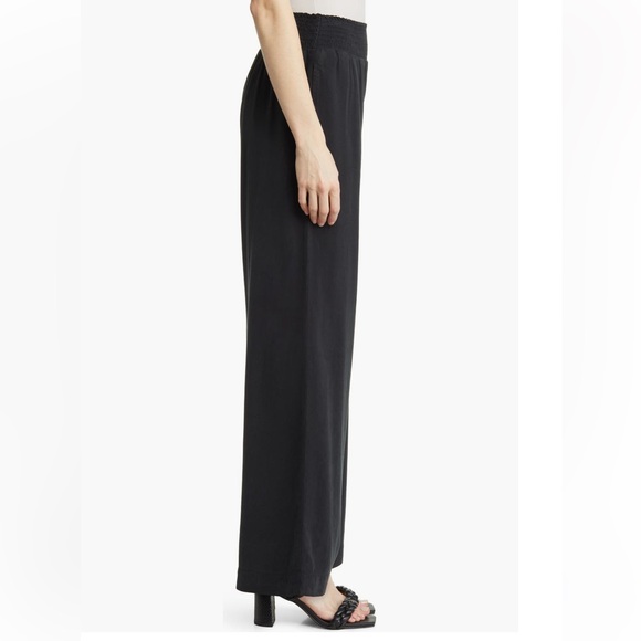 Bella Dahl Smock Waist Wide Leg Pant - Picture 3 of 5